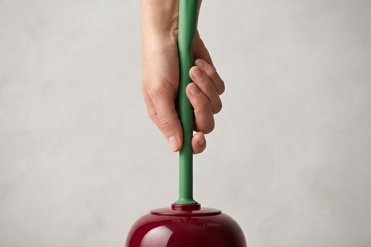 Step 1 - Grab the ergonomic stem handle